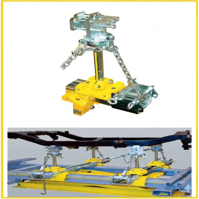 Bộ 04 chiếc kẹp khung xe SUV - phụ kiện cho Bệ kéo nắn lắp nổi cho xe con