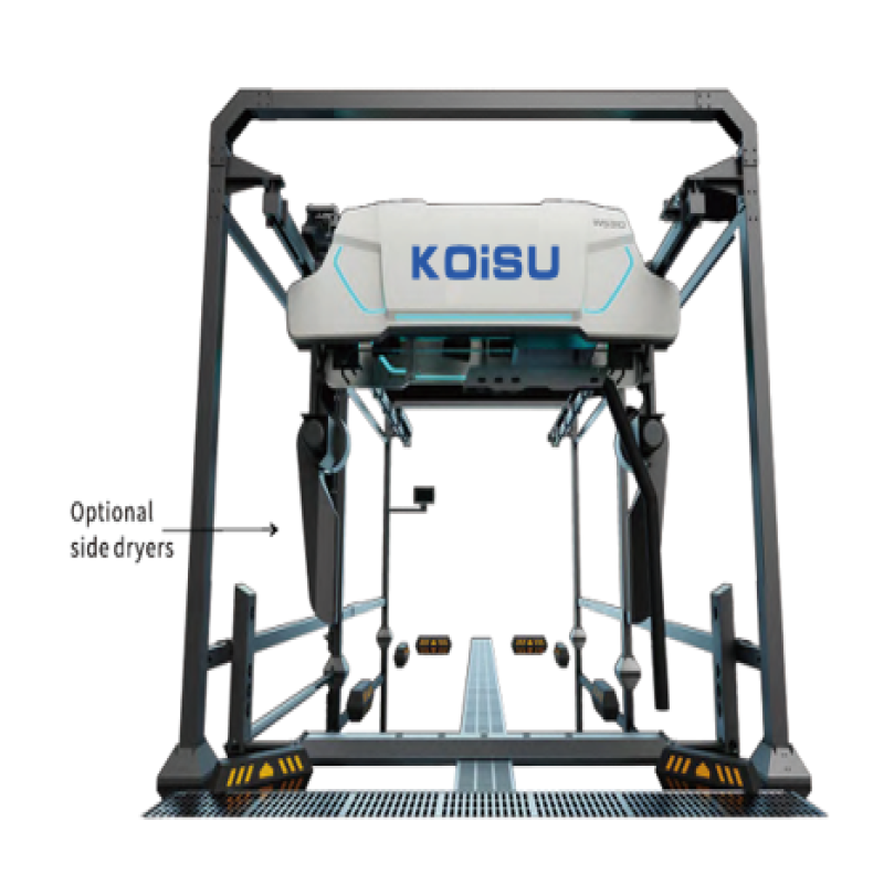 Hệ thống rửa xe tự động không chạm 7.6x3.7x3.5 m