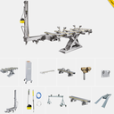 Bệ kéo nắn lắp nổi cho xe con, Tháp kéo 10 Tấn (Cầu nâng 5 Tấn)..