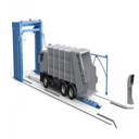 Hệ thống rửa xe tự động cho xe rác 2,85x4,68x5,55m (đã bao gồm bộ xịt gầm và phun hóa chất tẩy rửa, không bao gồm sấy và phun sáp nước).